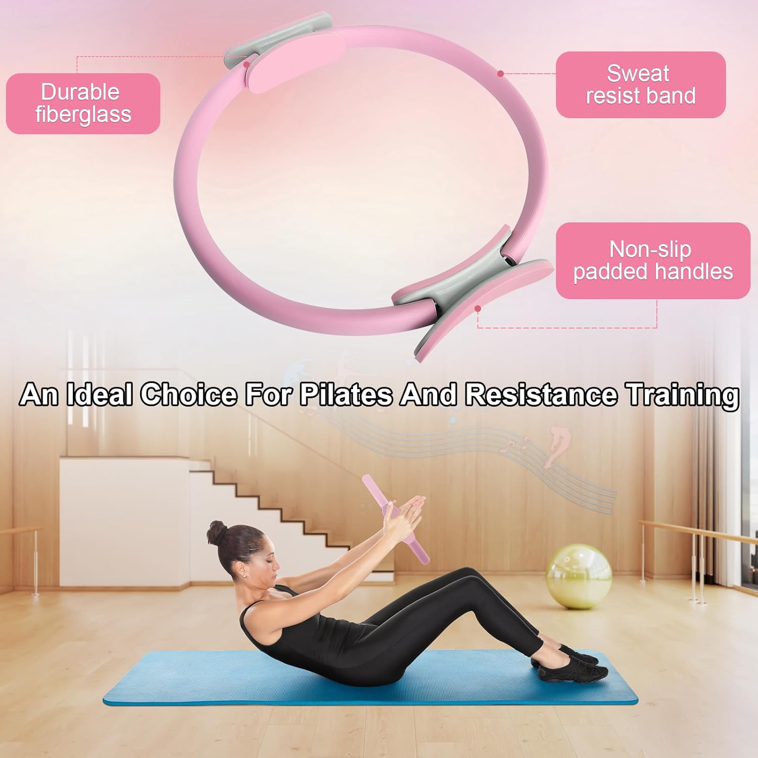 💖 Trainer Limbs Fitness Ring – Yoga &amp; Pilates Resistance Ring™